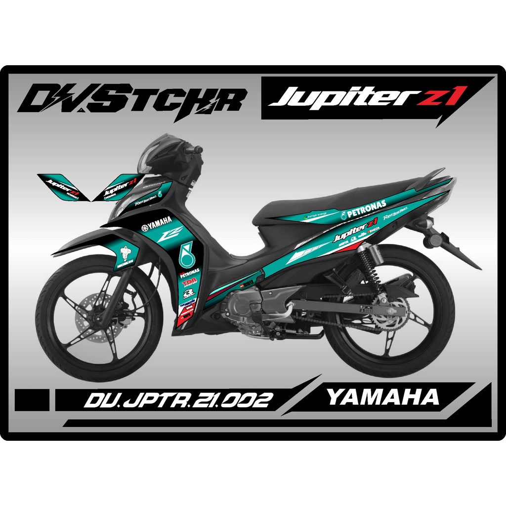 Sticker Striping Semifull Yamaha Jupiter Z1 PETRONAS-Stiker Motor PETRONAS Jupiter Z1 DV-02