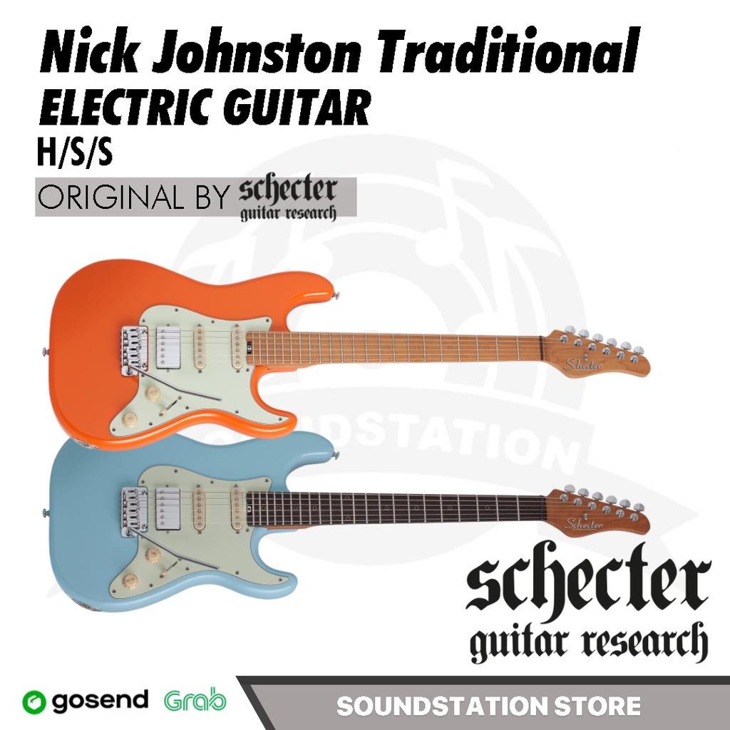 SCHECTER NICK JOHNSTON TRADITIONAL HSS ELECTRIC GUITAR