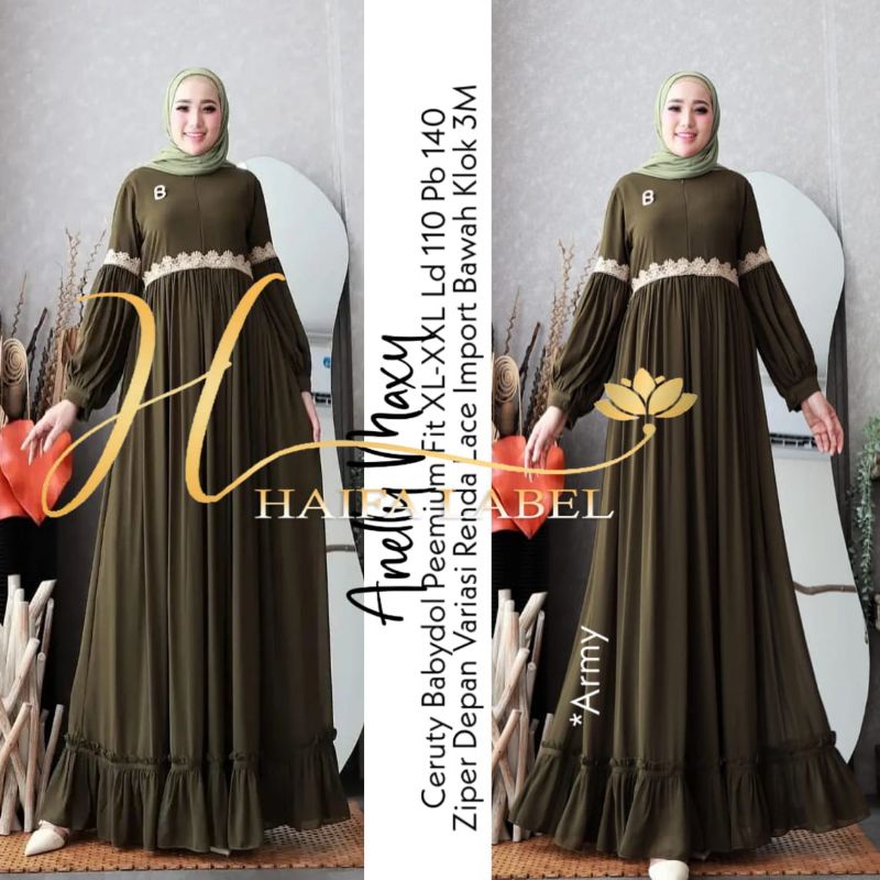 ANELLY MAXY / DRESS MAXY / GAMIS / DRESS MUSLIM / GAMIS RECOMMENDED