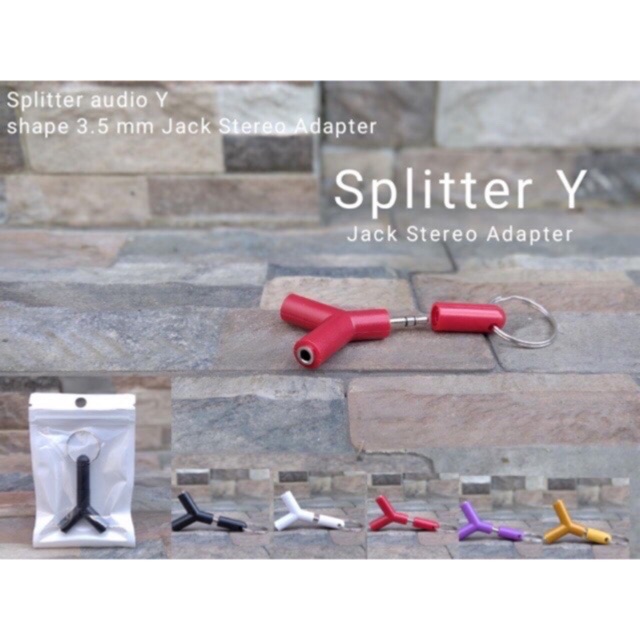 Spilter Audio Hp Mic Spliter Mikrofon Jack 4 Pole 3.5mm In Out Kabel