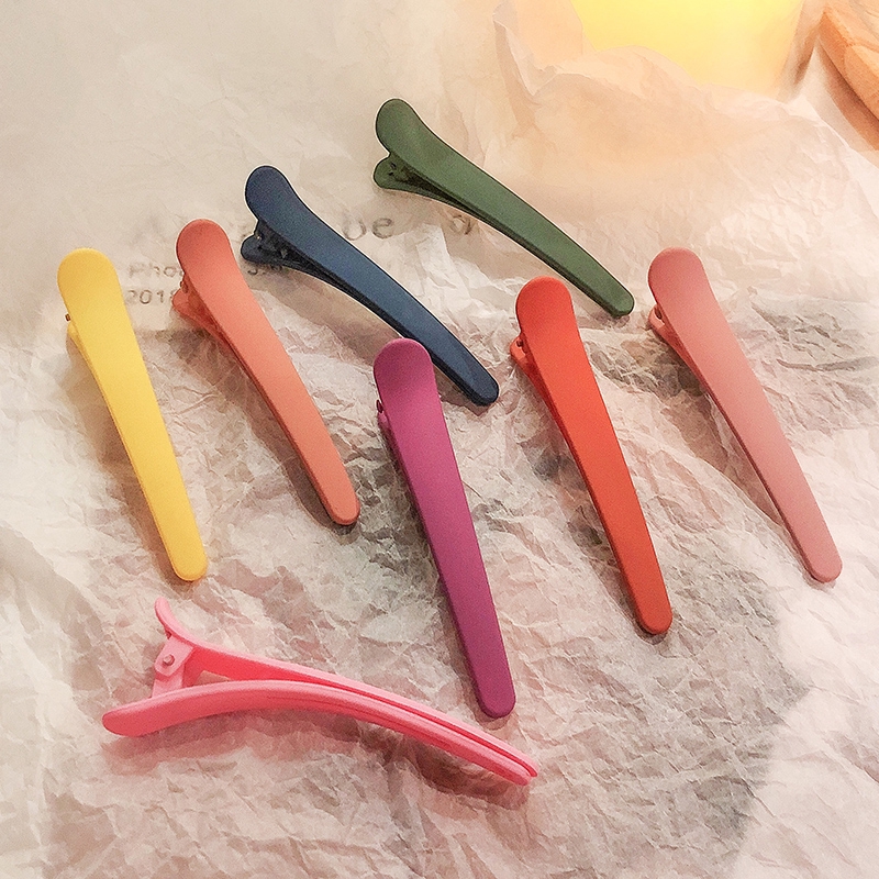 1Pcs Colorful Acrylic Barrette Duckbill Hair Clips Clamp Hair Pins For Women Girls Hairpin Hair Accessories