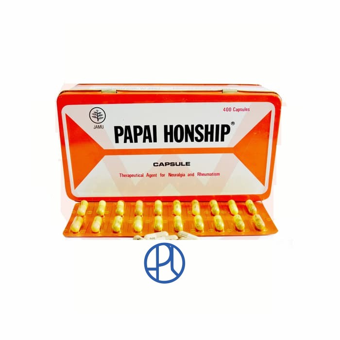 NEW PAPAI HONSHIP BOX MURAH OBAT HERBAL PEGAL LINU REMATIK HON SHIP HON SIP