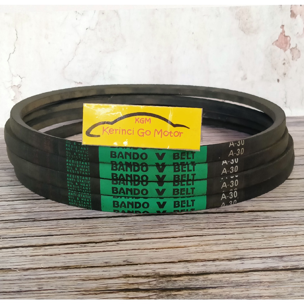 BANDO VAN BELT A-30 V BELT TALI KIPAS A30 FAN BELT VANBELT POLOS A-30