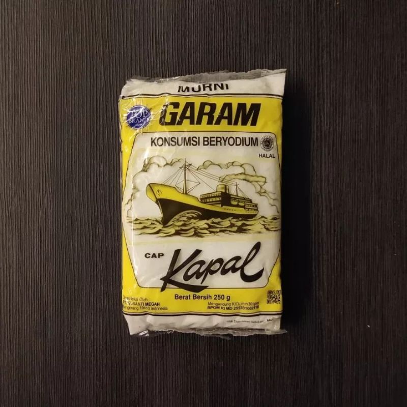 

Garam Beryodium Cap Kapal 250grm