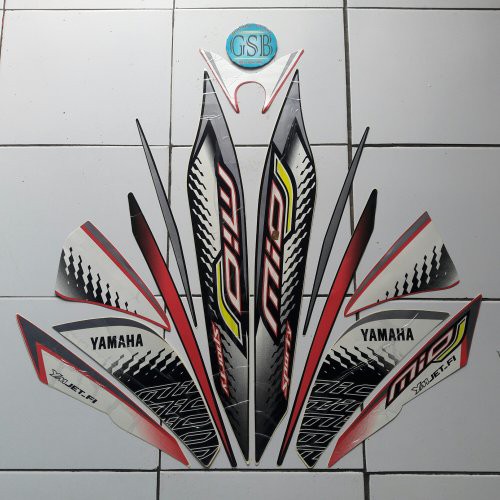 striping motor mio j sporty 2014 pink