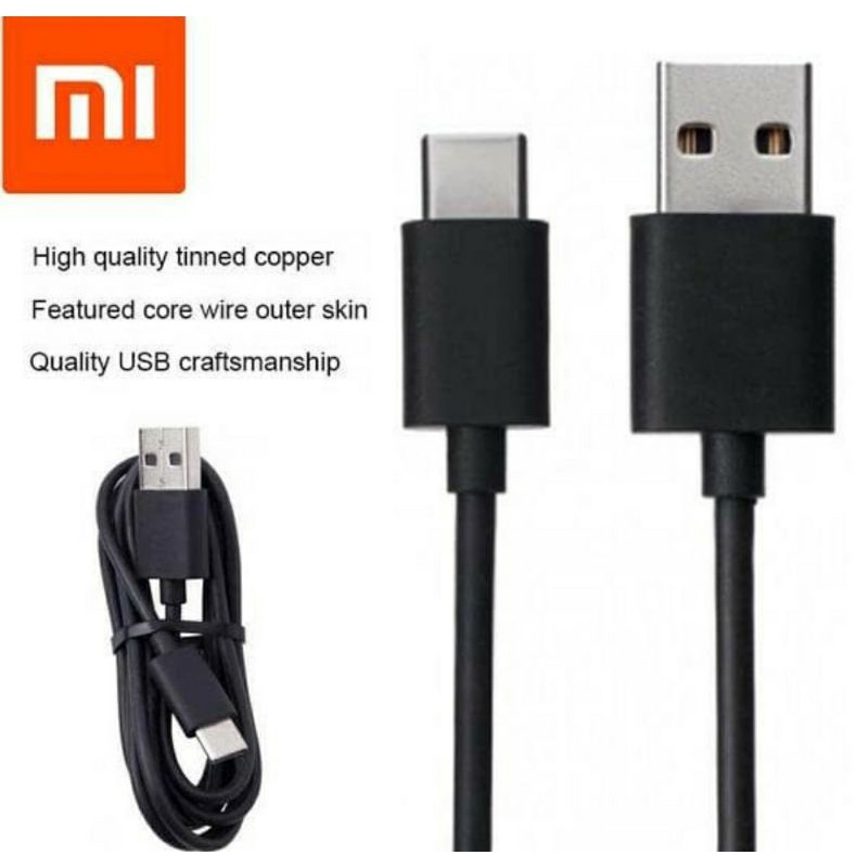 USB kabel data Xiaomi type C kwalitas original 100% fast charge