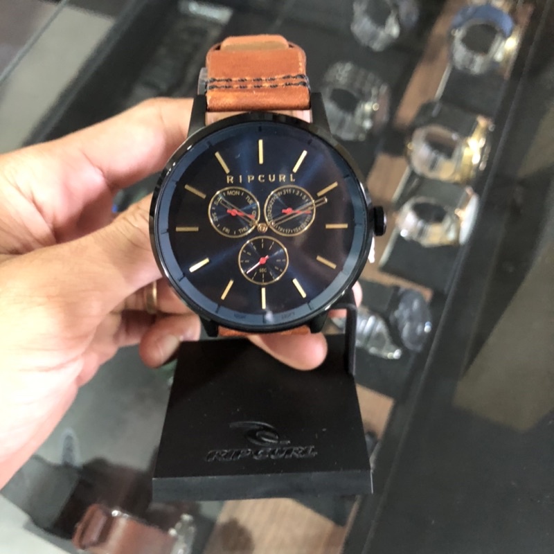 JAM TANGAN PRIA RIPCURL ORIGINAL S18 DETROIT MULTIEYE MIDNIGHT LEATHER