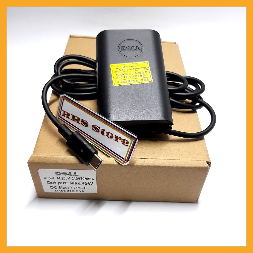 Adaptor charger laptop dell 45W Asli untuk Dell XPS 13 9333 9343 9350 9360 L321X L322X CDF57 P54G 4H6NV LA45NM131 &amp; Kabel Dell Latitude 11 5175/ 5179  Dell Latitude 12 7275  Dell Latitude 13 7370 7368  Dell Latitude 15 7569 2-in-1  Dell Latitude 17 7778