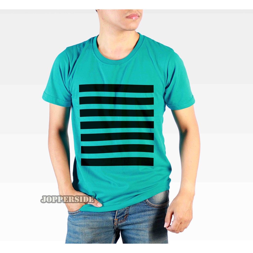 JOPPERSIDE T SHIRT KAOS POLOS SALUR GARIS DISTRO PRIA ORIGINAL PREMIUM TS80