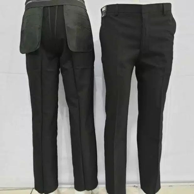 celana panjang bahan Alisan 41 - 44 slim dan reguler