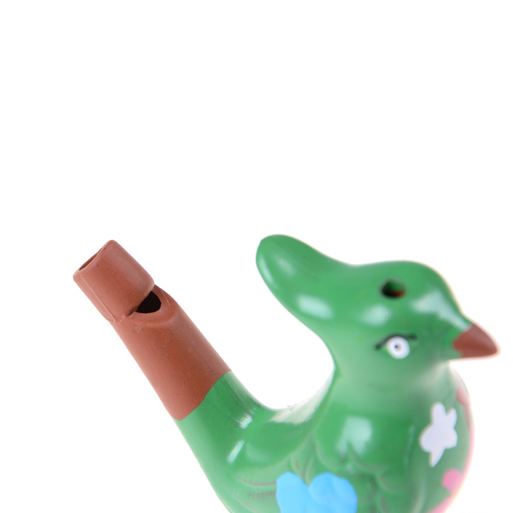 {LUCKID}1PCS Ceramic hand-painted musical whistle water birds whistle