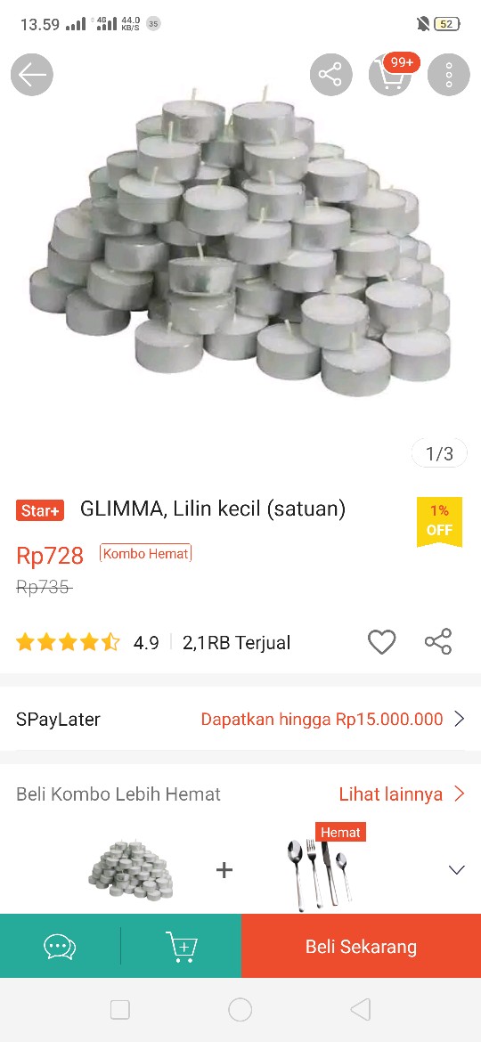 Glimma, Lilin Kecil (satuan)