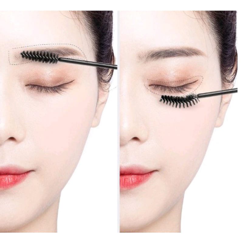 ✿ELYSABETHME✿ Spoolie Sikat bulu mata mascara maskara untuk extension aplikasi serum eyelash