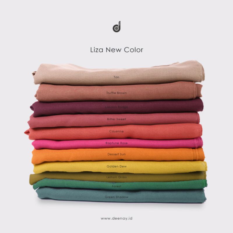 DEENAY LIZA POLOS LABEL D BESI & BORDIR 2 SISI JAHIT TEPI & LASER CUT