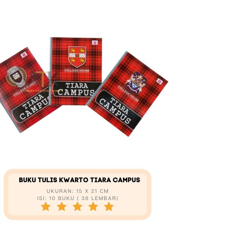 

☏ Buku Tulis Campus Tiara Kwarto 38 Lembar atk ☆