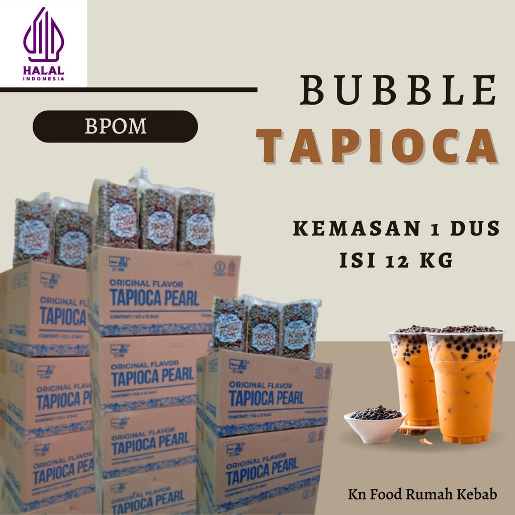 

Bubble Tapioka Black 1 DUS Tapioca Pearl bubble 12 KG KHUSUS REX JNE