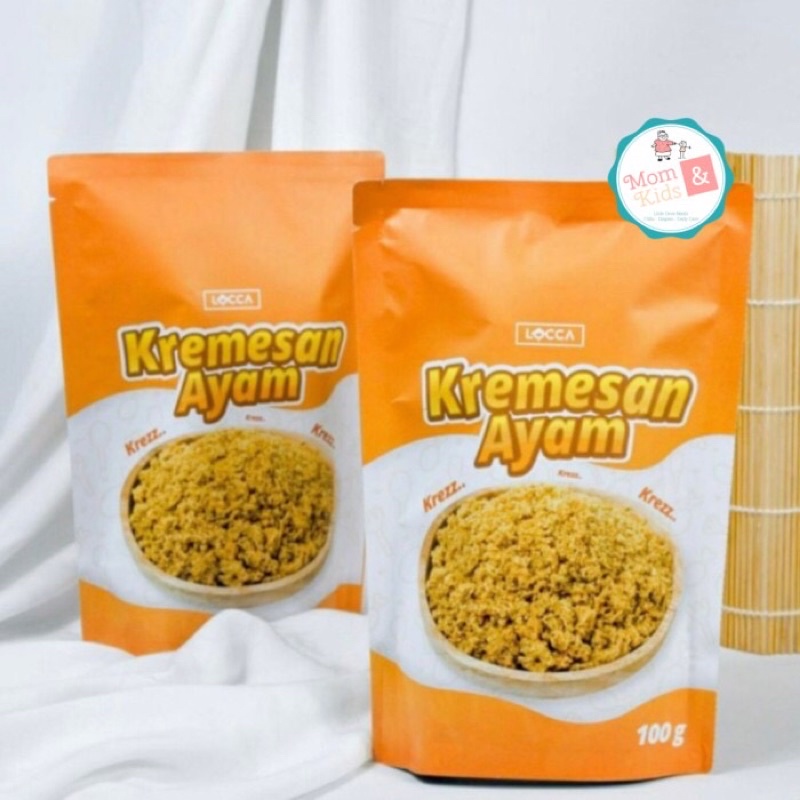 Locca Kremesan Ayam 100gr | Taburan Kremes Ayam | Snack Cemilan