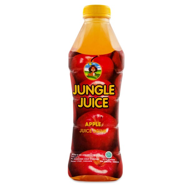 

JUNGLE JUICE Apple 1000ml - Jus Buah Rasa Apel Kemasan Botol 1 Liter