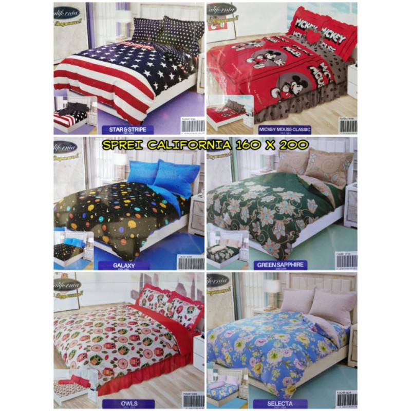Sprei California 160x200
