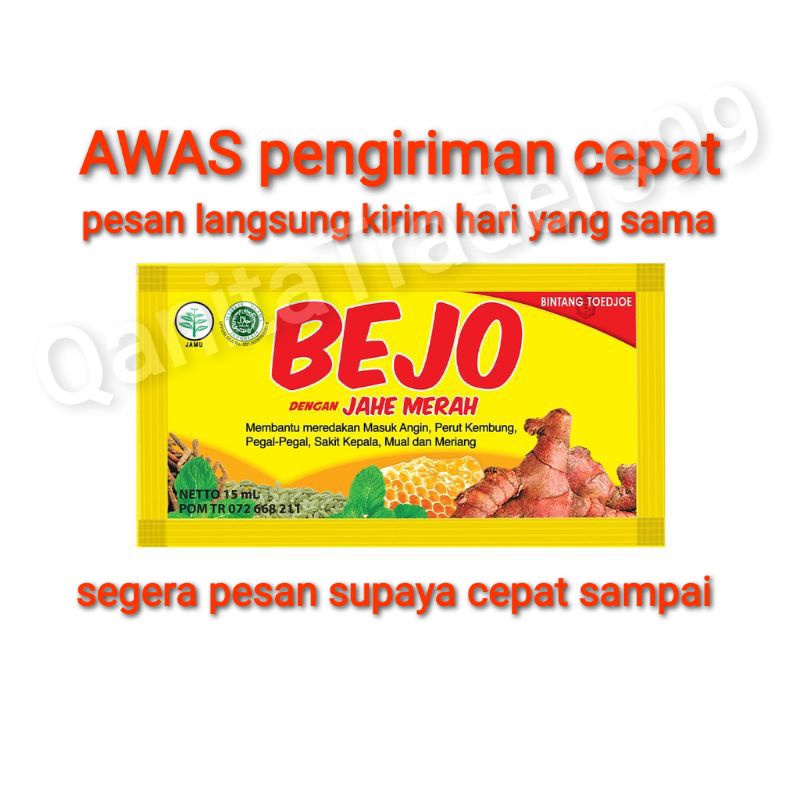 

BEJO JAHE MERAH SACHET herbal