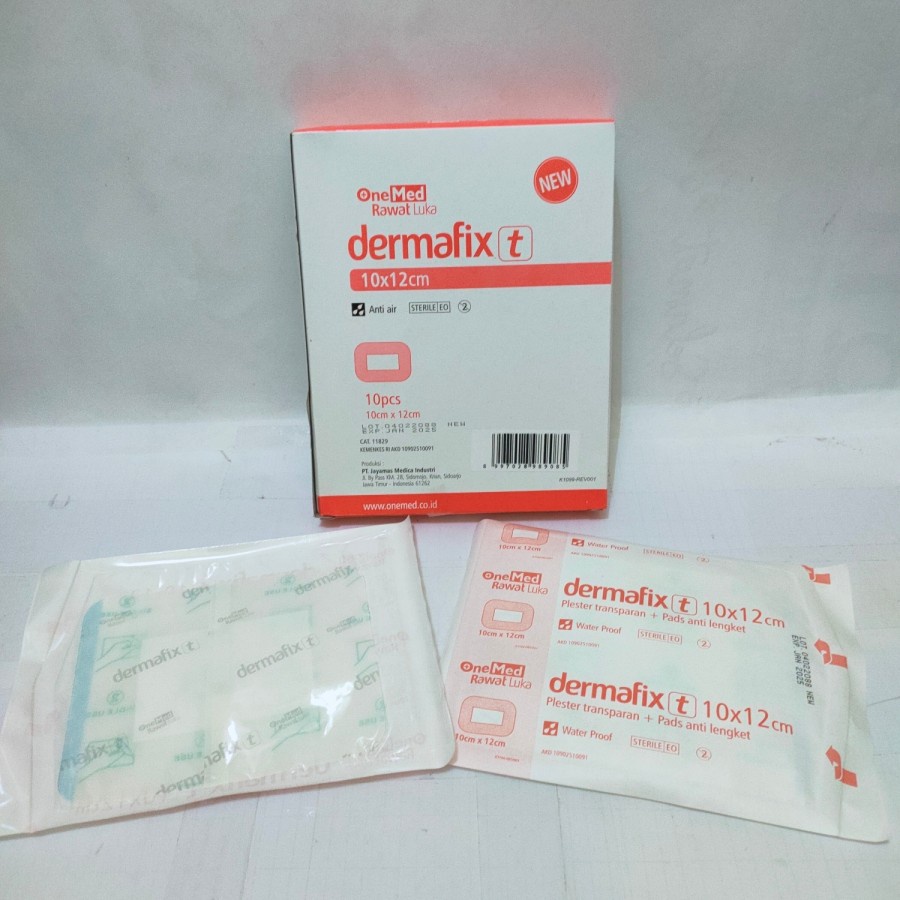 Dermafix 10 x 12 onemed / Plester rawat luka anti air / Dermafix / Onemed / Dermafix 10x12