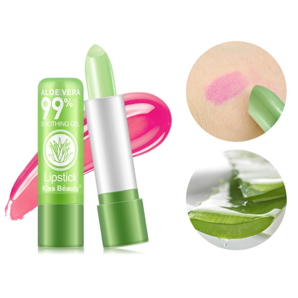 Lip Balm ALOE VERA 99% - Lipstick Soothing Gel - Lipbalm Pelembab Bibir