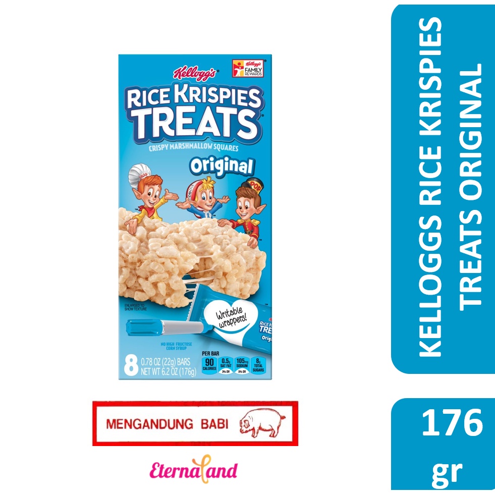 Jual Kelloggs Rice Krispies Treats Original - NON HALAL | Shopee Indonesia