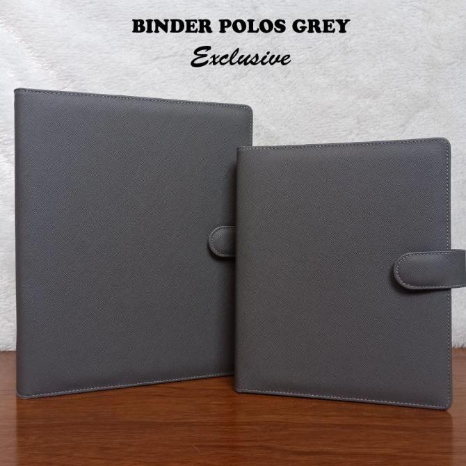 

READY COD BINDER POLOS EXCLUSIVE WARNA GREY A5 DAN B5 PROMOKode 3897