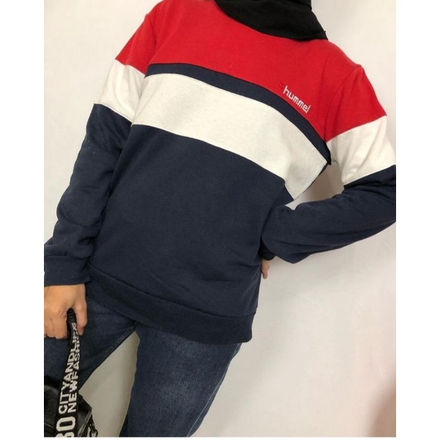 Crewneck Hummel 3 tone