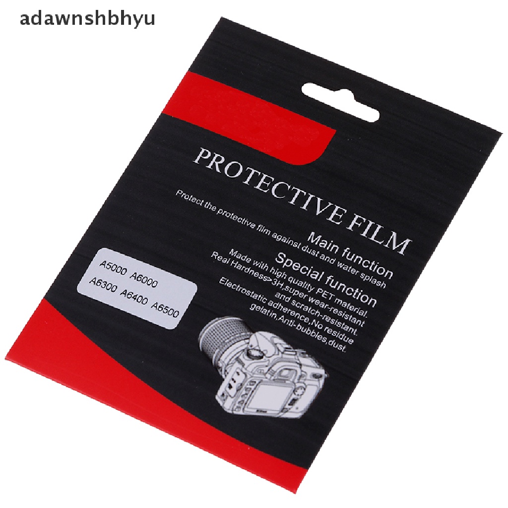 Adawnshbhyu Untuk alpha A6000 A6300 A6500 tempered glass Pelindung Layar lcd cover film