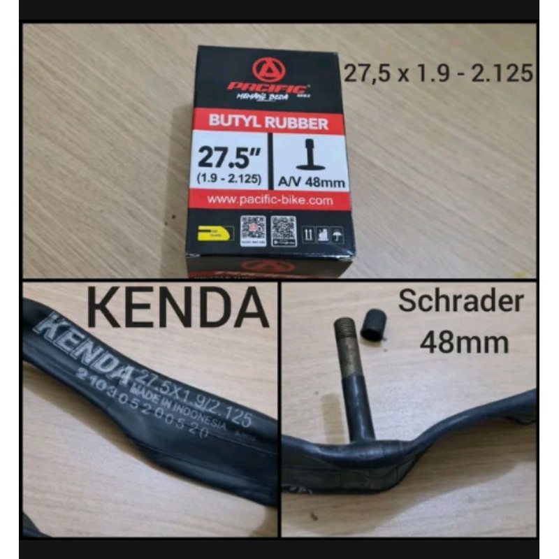 Ban Dalam Kenda By Pacific 27.5 x 1.9 - 2.125 Tube bkn cst maxxis mtb united