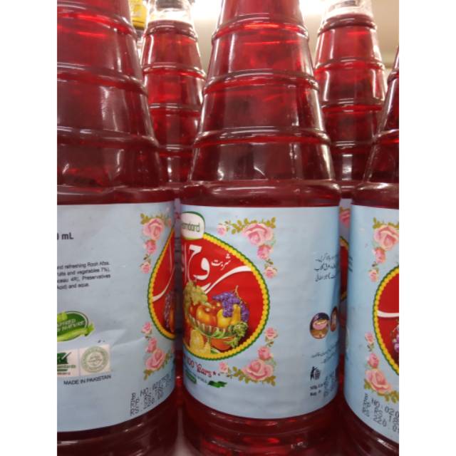 

Rooh Afza (syrup dari Pakistan) - Pakistani Sharbat