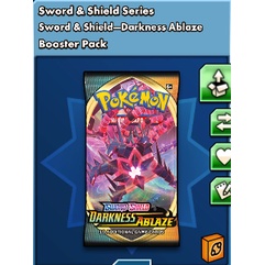 PTCGO Pokemon Darkness Ablaze Booster Pack