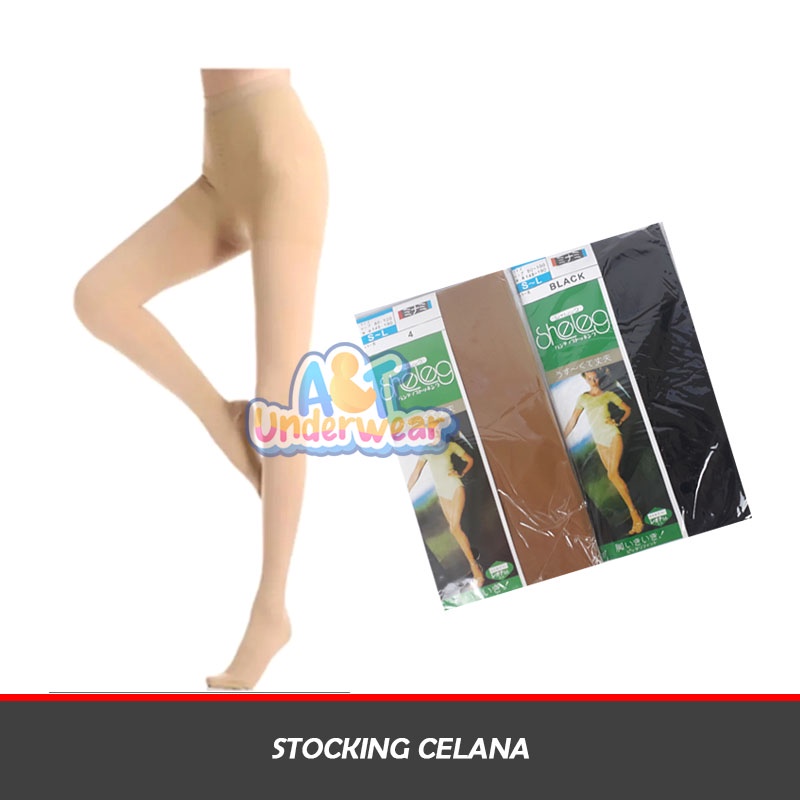 AT353-Stocking Celana Transparan Wanita Dewasa/Stoking Kulit Celana