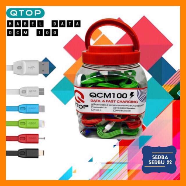 Kabel Data QTOP QCM100 Micro Usb