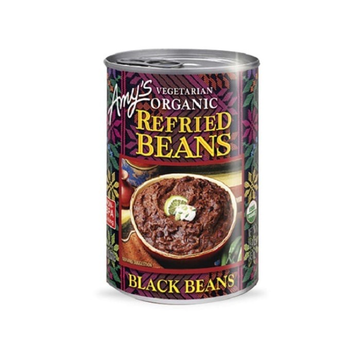 

Gg1Hh Amy'S Kitchen - Organic Refried Black Beans 411 G s1Gkk