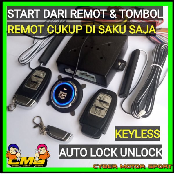 Alarm mobil universal. Alarm remot mobil anti maling. Paket hemat alarm mobil. system alarm mobil