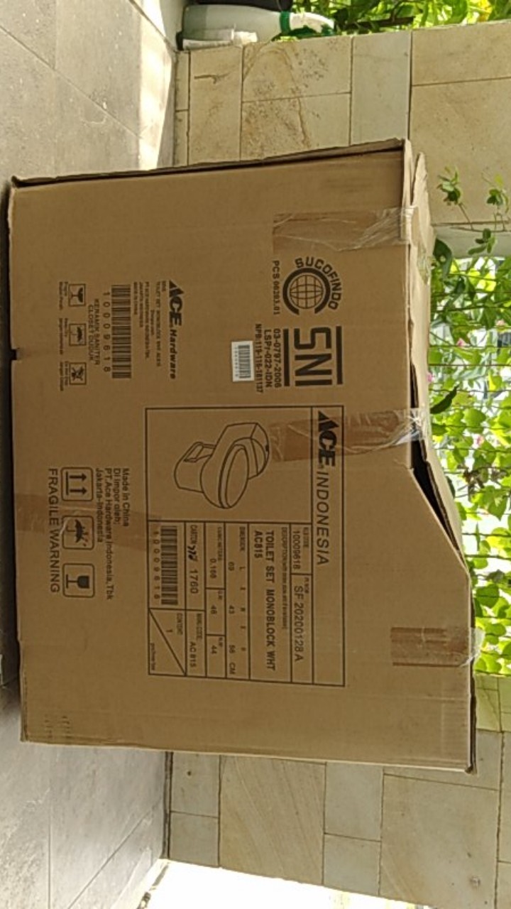 Closet Duduk Monoblock