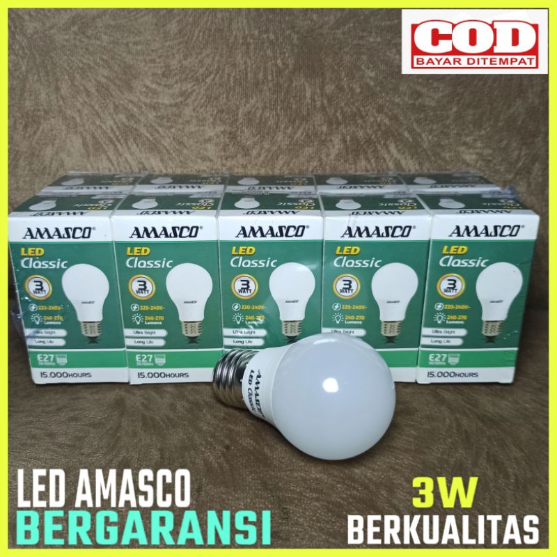 Lampu LED AMASCO 18W/16W//14W/11W/9W/7W/5W/3W