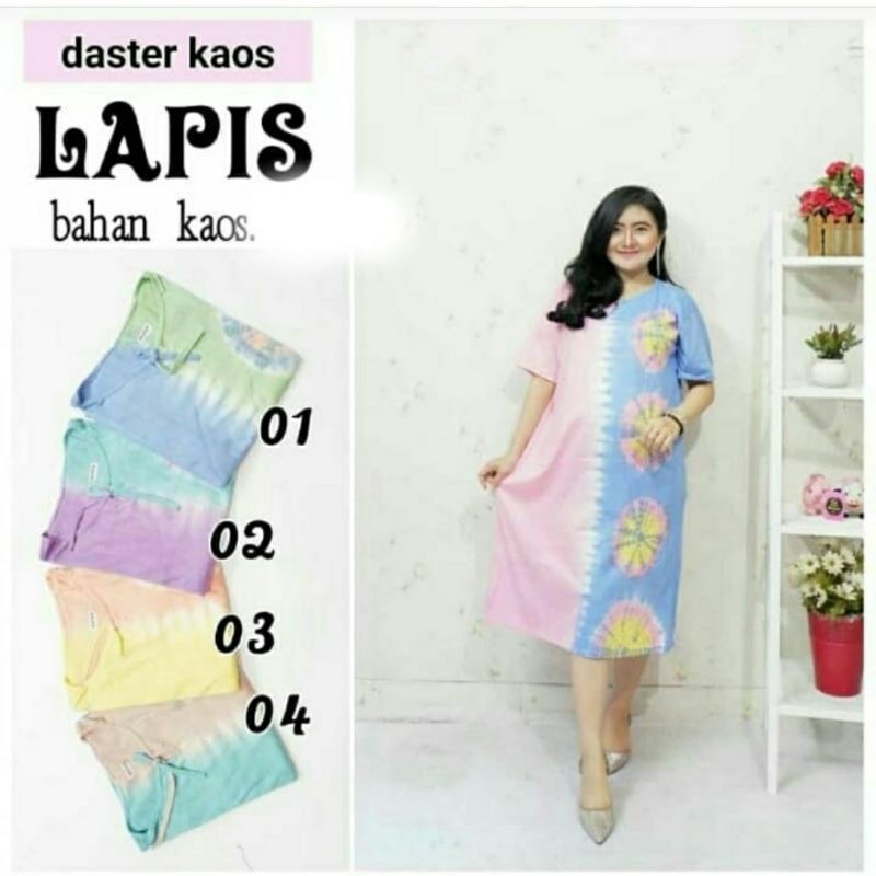 DASTER KAOS | DASTER KAOS PELANGI | DASTER PEKALONGAN MURAH | DASTER JUMPUTAN | DASTER TIE DYE