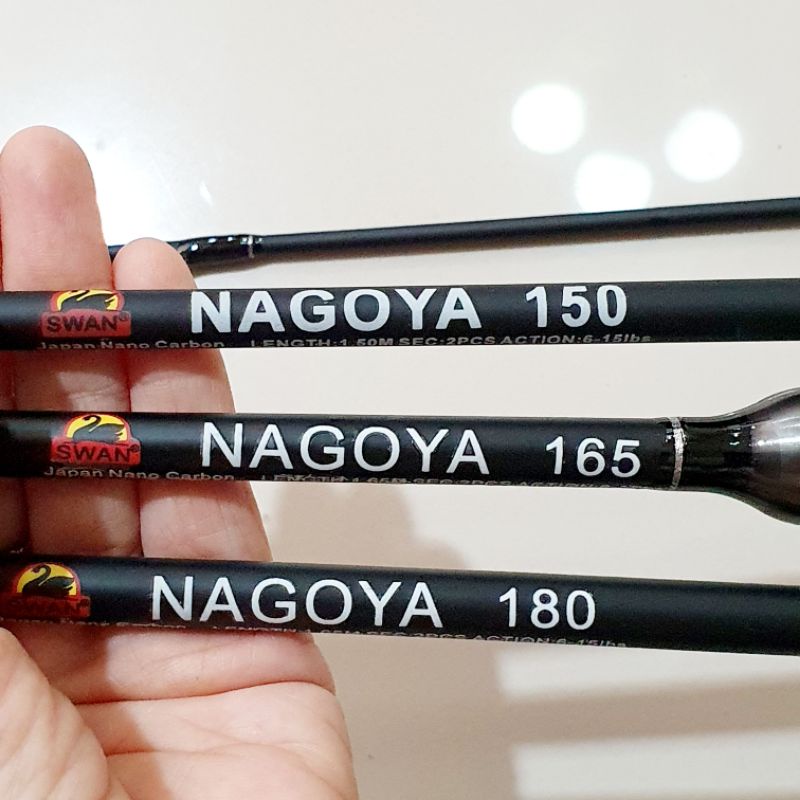 JORAN SWAN NAGOYA 150 165 180 ujung lentur 6-15 lb