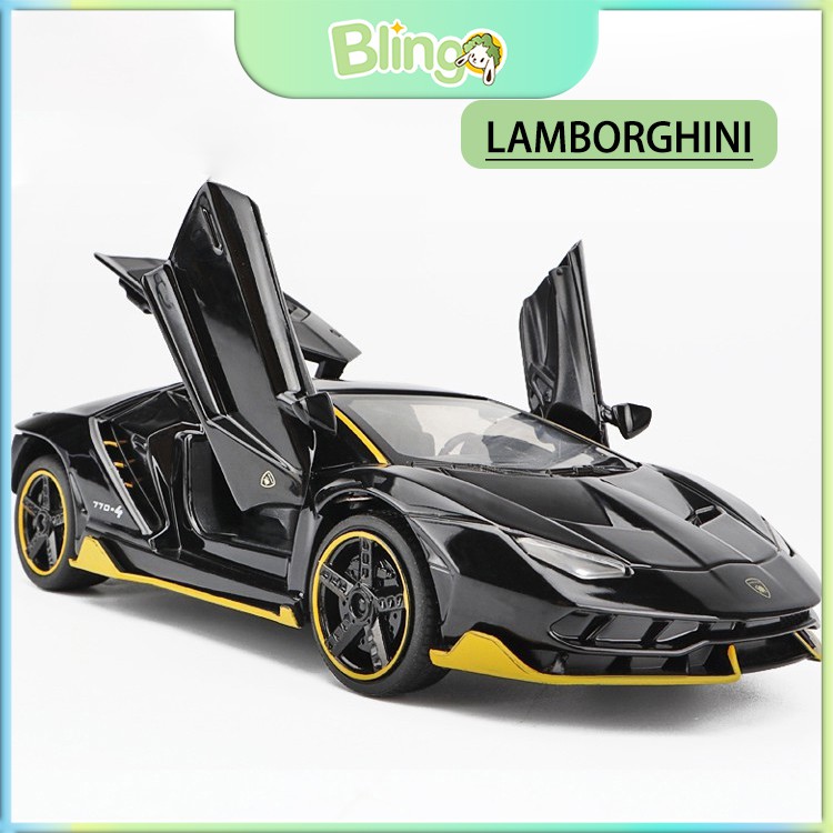 Blingo Mobil  mainan  anak die cast Lamborghini model mobil  