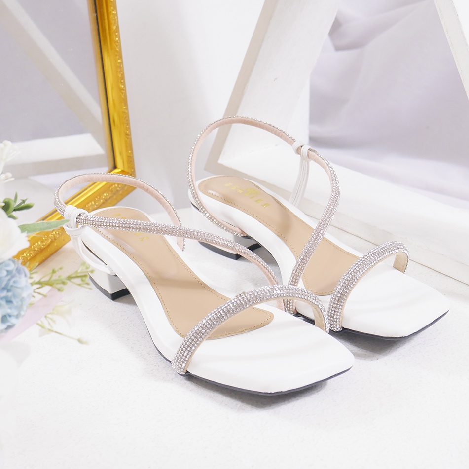 Bernike Shoes - Kymora Sandal Wanita Heels Pesta Pernikahan Hak 3 cm