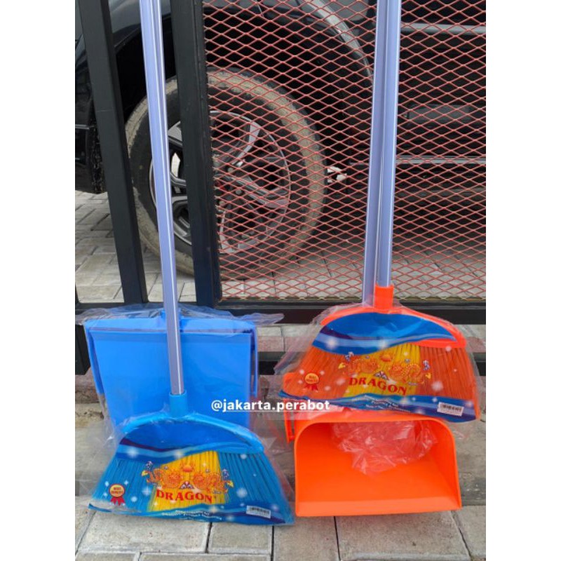 Dragon Sapu Pengki Sampah Set / Sapu Lantai / Pengki Sampah Plastik