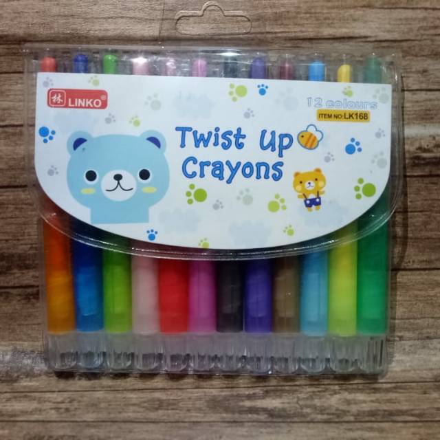 

TWIST UP CRAYONS LINKO 12 COLORS MINI