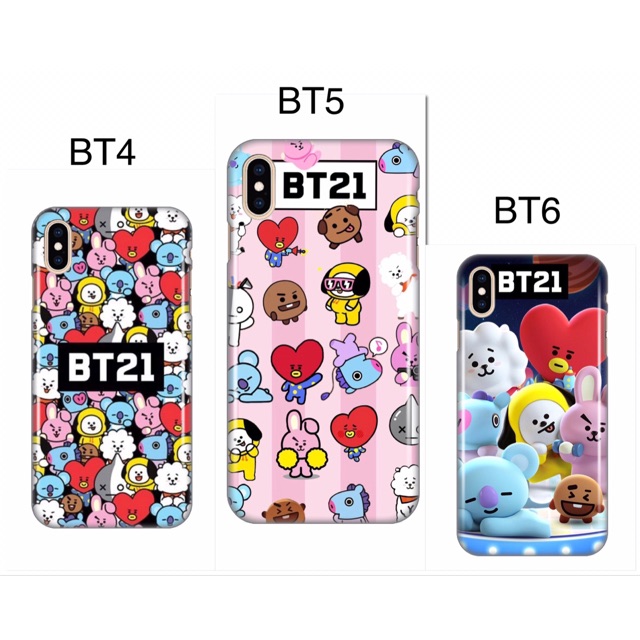 Casing BT21 oppo A3S A37 Realme C2 realme 3 Vivo Y91 Y71 xiaomi 4A 5A 6A