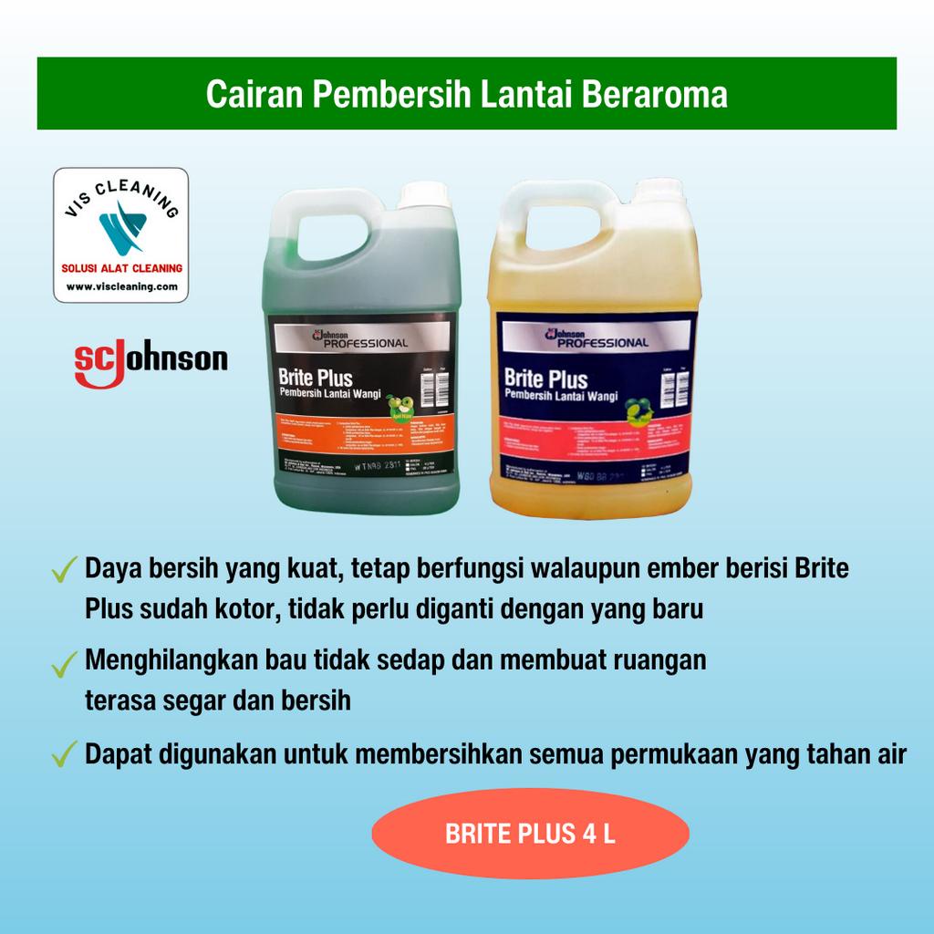 SC Johnson Cairan Pembersih Lantai - Brite Plus 4L