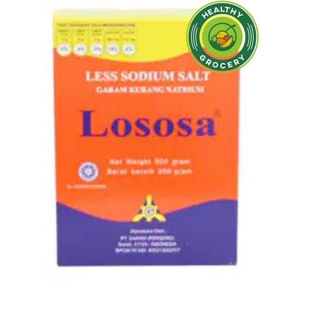 

Special Garam Lososa 500gr Less Natrium / Garam kurang natrium / Garam Diet ..