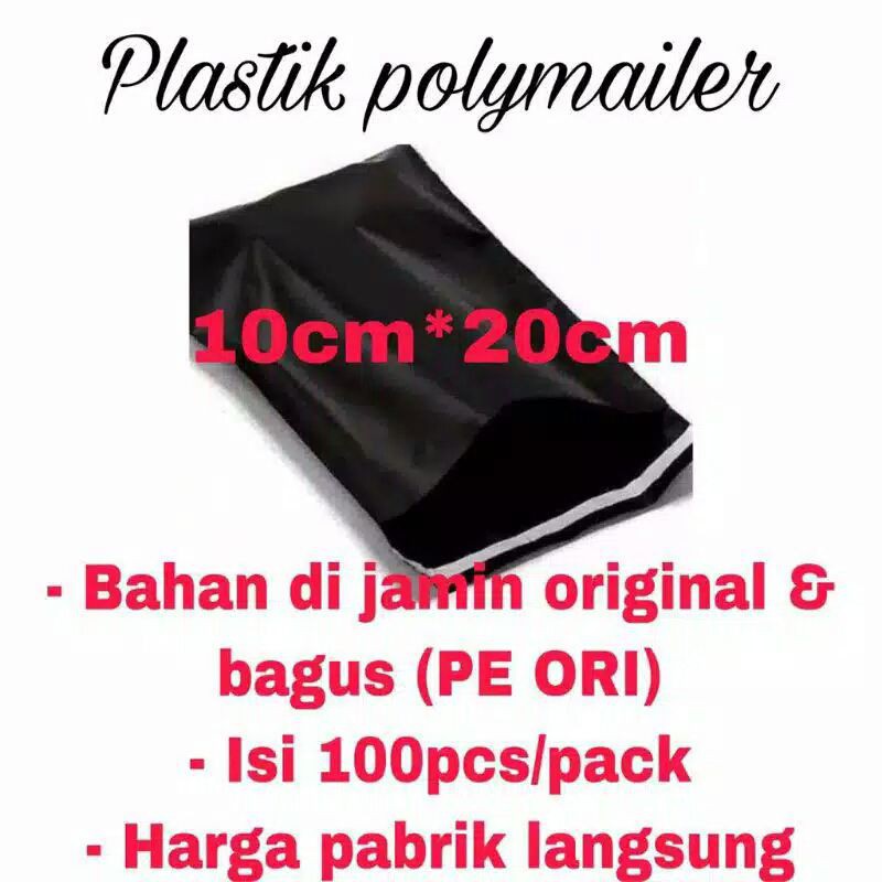 

plastik polymailer ukuran 10x20 isi 100pcs packingan olshop