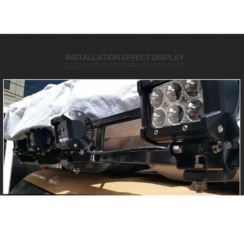 Sun Bracket Dudukan Lampu Sorot Led Shockproof Untuk Motor SUV ATV UAZ
